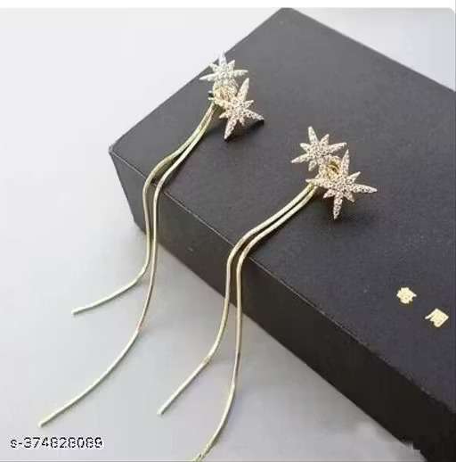 Fashionable western stylish korean beautiful earrings